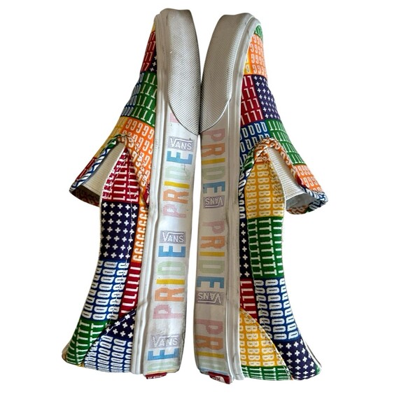 Vans Classic Slip On Pride Rainbow Skate Unisex Casual Sneaker Shoes  M8 - W 9.5 - Picture 8 of 12